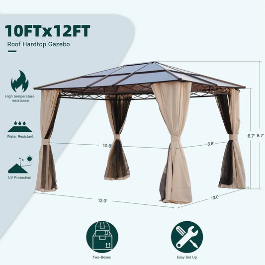 Summit Haven Hardtop Gazebo